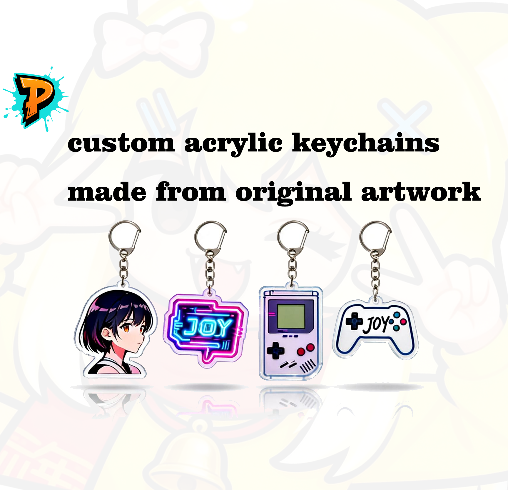 How to customize a keychain for the first time on the Pikakey independent website