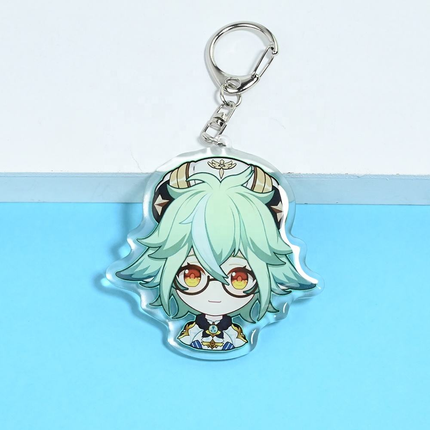 Custom Epoxy Resin Acrylic Keychains pikakey