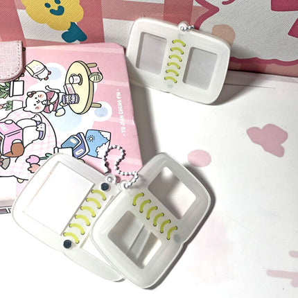 Custom Photo Clip Acrylic Keychain pikakey