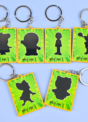 Mirror keychain（who am I）