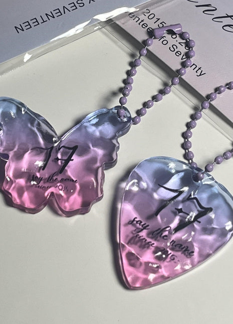 Custom Ripple Acrylic Stamp Keychains
