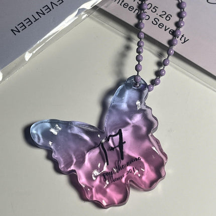 Custom Ripple Acrylic Stamp Keychains pikakey