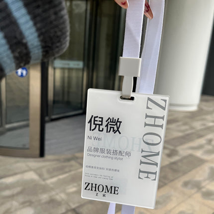 Custom Acrylic Work Card