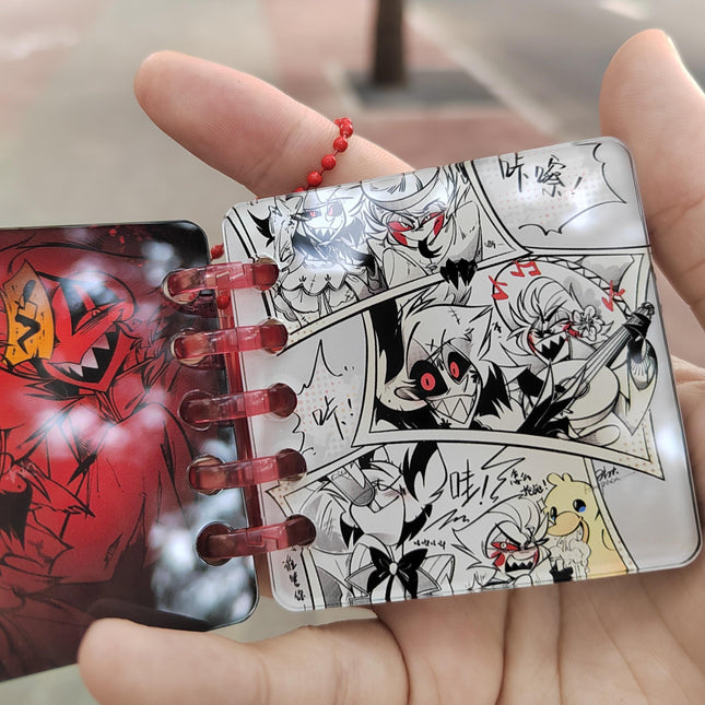 Custom Acrylic Spindle Notebook Pendant