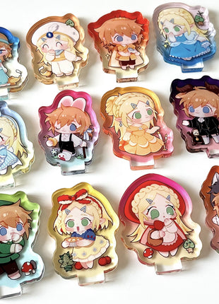 Custom Colored Edge Acrylic Standees