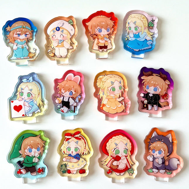 Custom Colored Edge Acrylic Standees