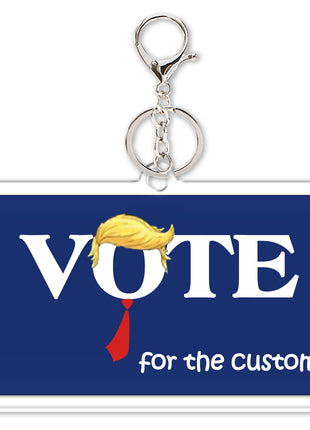 Advertising gifts acrylic charm custom keychain