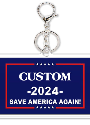 Advertising gifts acrylic charm custom keychain
