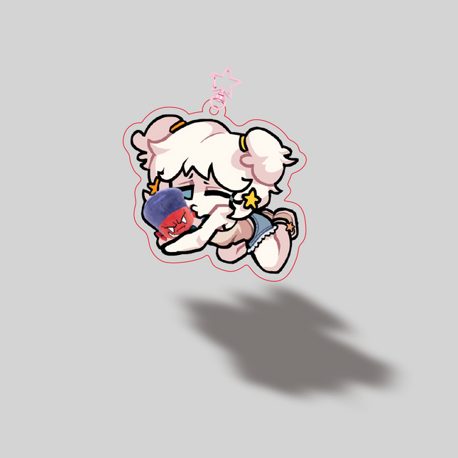 Cherry Custom acrylic keychain