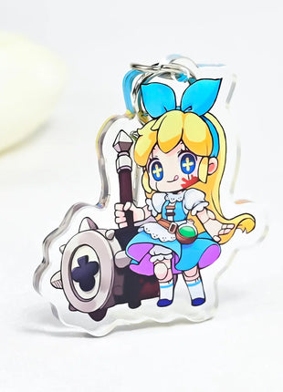 Custom Clear Acrylic Keychains pikakey