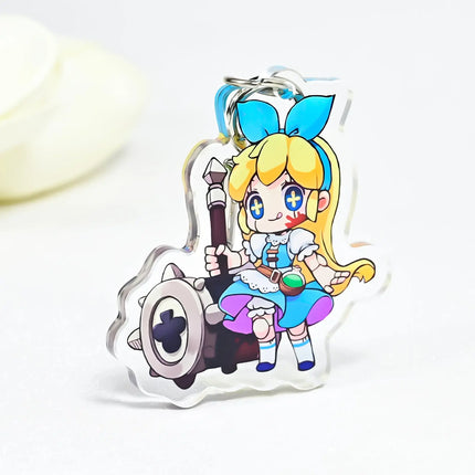 Custom Clear Acrylic Keychains pikakey