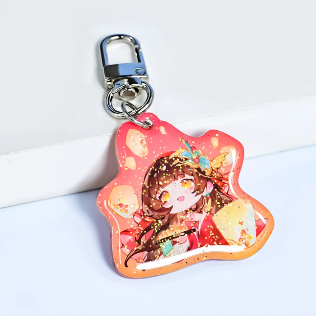 Custom Epoxy Acrylic Keychains pikakey