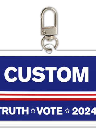 Custom promotional keychain acrylic charm