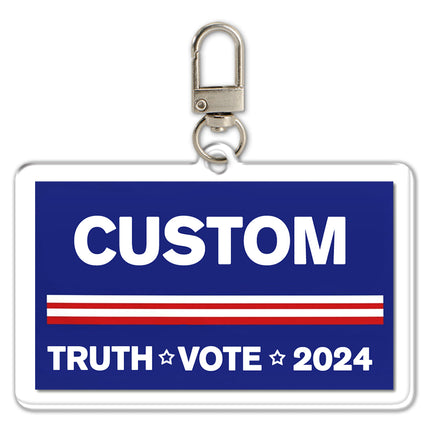 Custom promotional keychain acrylic charm