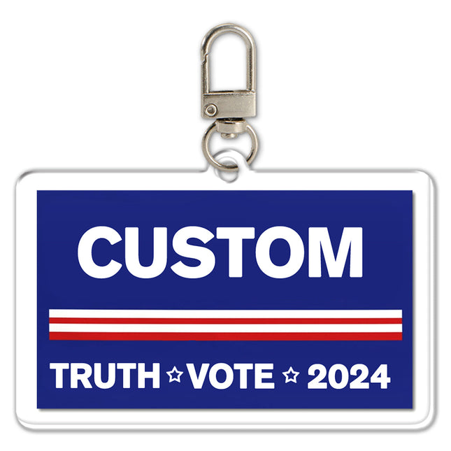 Custom promotional keychain acrylic charm