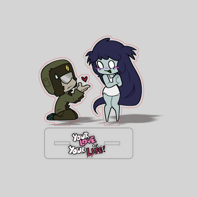 Cherry Custom acrylic multi-insert standee