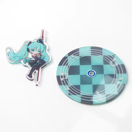 Custom Spinning Acrylic Standees pikakey