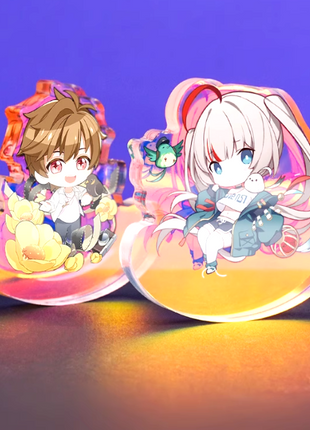 Custom Shake Acrylic Stand No Base