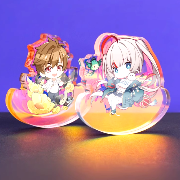 Custom Shake Acrylic Stand No Base