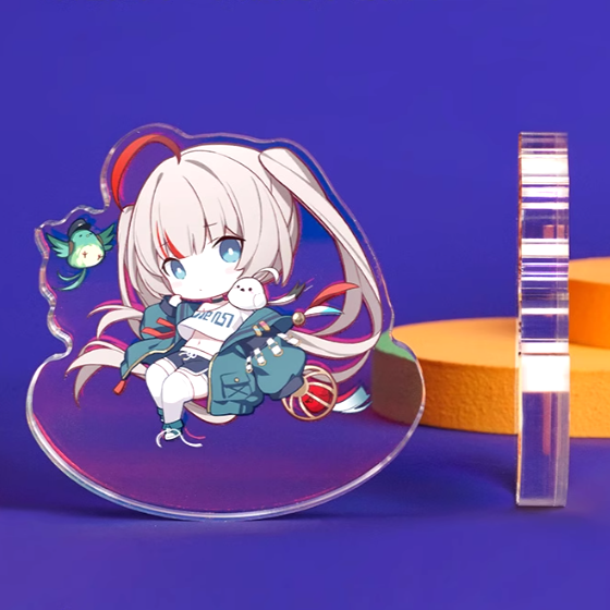 Custom Shake Acrylic Stand No Base