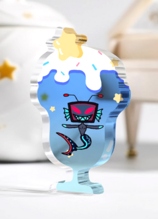 Custom Ice Cream Thick Acrylic Stand No Base