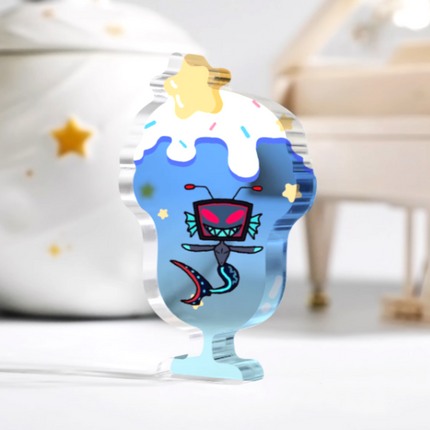 Custom Ice Cream Thick Acrylic Stand No Base