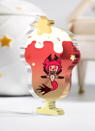 Custom Ice Cream Thick Acrylic Stand No Base