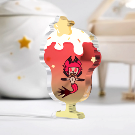 Custom Ice Cream Thick Acrylic Stand No Base