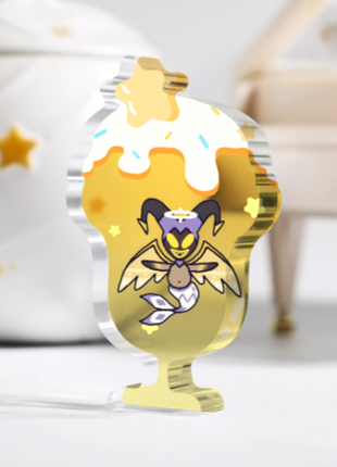 Custom Ice Cream Thick Acrylic Stand No Base