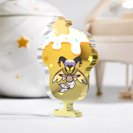 Custom Ice Cream Thick Acrylic Stand No Base