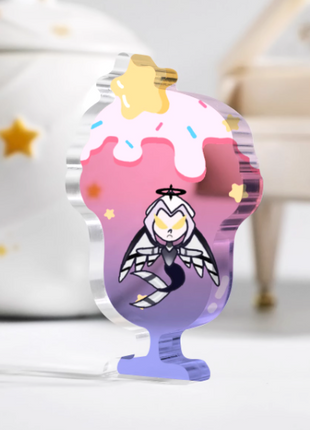 Custom Ice Cream Thick Acrylic Stand No Base