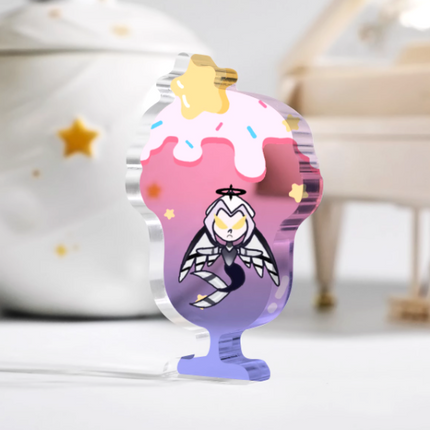 Custom Ice Cream Thick Acrylic Stand No Base