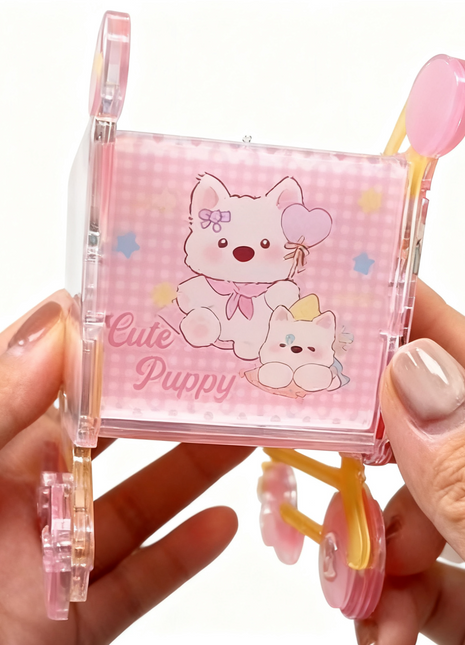 Customized acrylic shopping trolleys