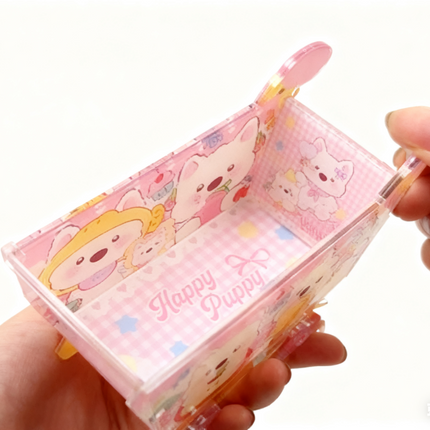 Customized acrylic shopping trolleys