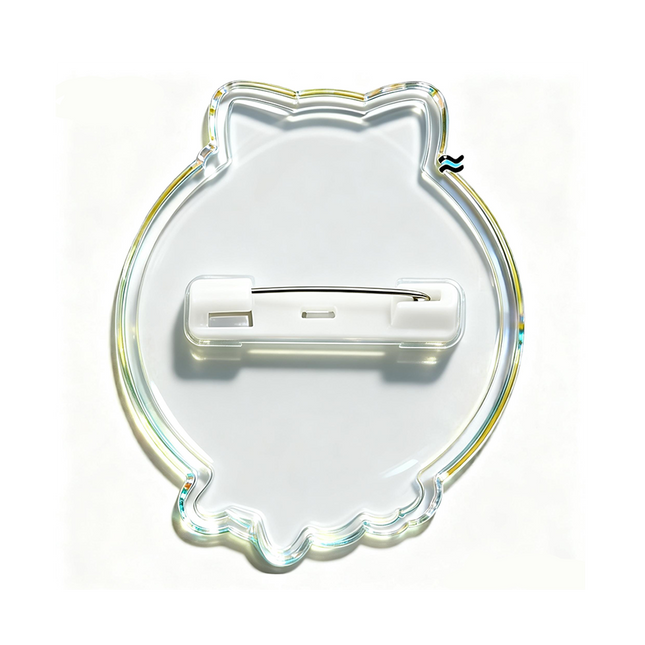 Custom Clear Acrylic Pins