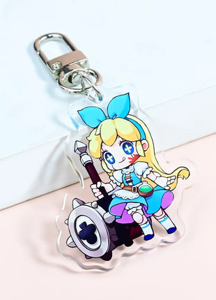 Custom Clear Acrylic Keychains pikakey
