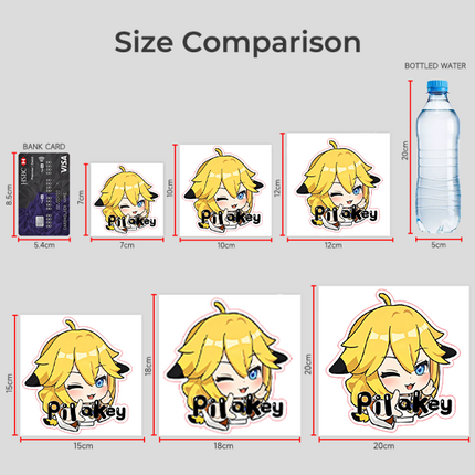 Custom Colored Edge Acrylic Standees