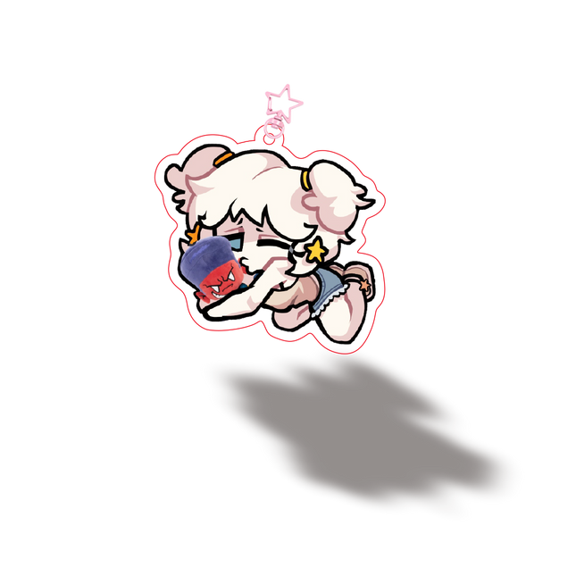 Cherry Custom acrylic keychain