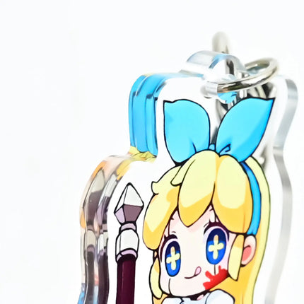 Custom Clear Acrylic Keychains pikakey