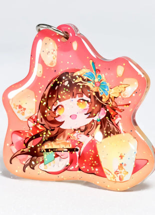 Custom Epoxy Acrylic Keychains pikakey