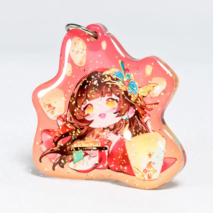 Custom Epoxy Acrylic Keychains pikakey