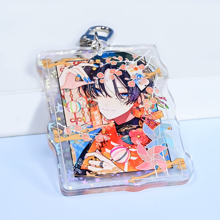 Custom Star Acrylic Keychains pikakey