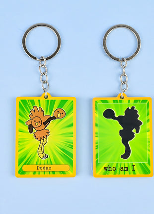 Mirror keychain（who am I）