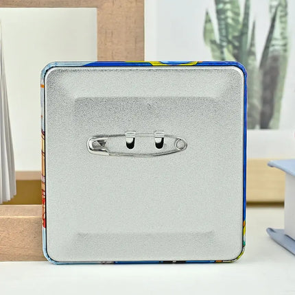 Custom Square Badges(Button Pins) pikakey