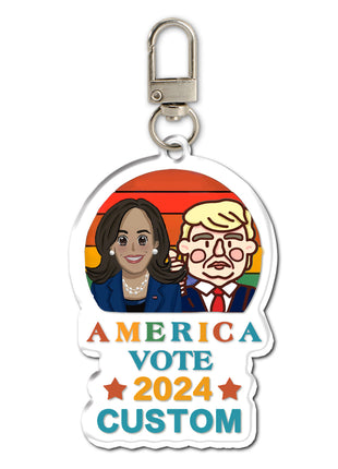 Custom promotional keychain acrylic charm