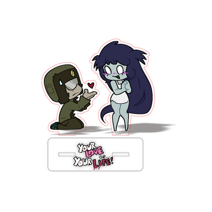 Cherry Custom acrylic multi-insert standee