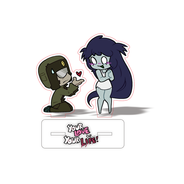 Cherry Custom acrylic multi-insert standee