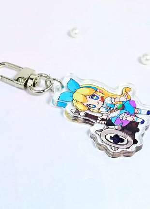 Custom Clear Acrylic Keychains pikakey