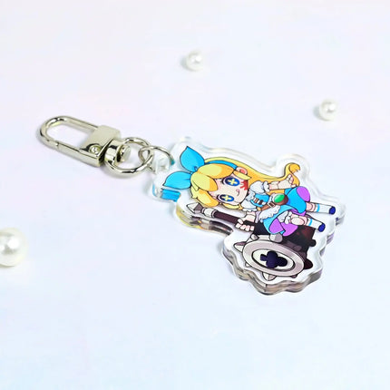 Custom Clear Acrylic Keychains pikakey
