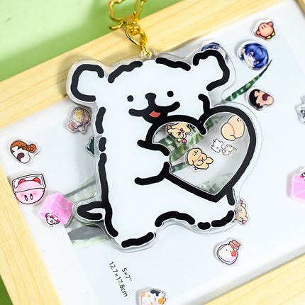 Custom Shaker Keychains pikakey